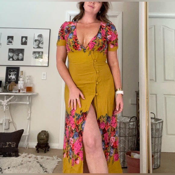 Stunning Free People Vintage Floral Aesthetic Dress - Picture 2 of 5